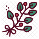 Mistletoe Plants Xmas Icon