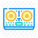 DJ Equipamento Cor Icon