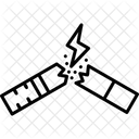 Mit dem Rauchen aufhören  Symbol