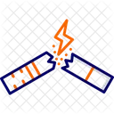 Mit dem Rauchen aufhören  Symbol