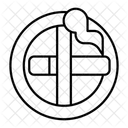 Aufhoren Tabak Zigaretten Nikotin Symbol