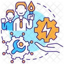 Mit gutem Beispiel vorangehen  Symbol