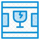Mit Sorgfalt liefern  Symbol