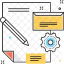 Kooperieren Gestalten Arbeiten Symbol