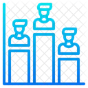 Mitarbeiterdiagramm Arbeiterdiagramm Balkendiagramm Symbol