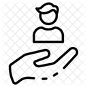 Mitarbeiter einstellen  Symbol