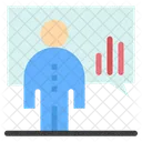 Mitarbeiter präsentieren  Icon