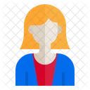 Weibliche Mitarbeiterin Weiblich Frau Symbol