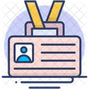 Mitarbeiterkarte  Symbol