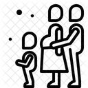 Mitkindfamilie Familie Mutterschaftskind Symbol