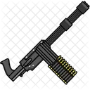 Mitrailleuse Pistolet Arme Icon