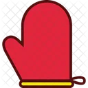 Cooking Mitt Hot Icon