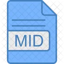 Mitte Datei Format Symbol