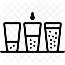 Mittel Mittelstufe Symbol