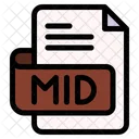 Mitte Dateityp Dateiformat Symbol