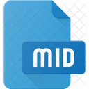 Mitte Midi Audio Symbol