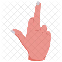 Mittelfinger  Symbol