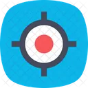 Fokussieren Konzentrieren Zentralisieren Symbol