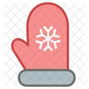Mitten Glove Winter Icon