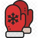 Mitten Gloves Warm Icon