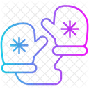 Winter Gloves Christmas Icon