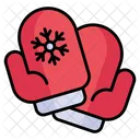 Mittens Gloves Accessory Icon