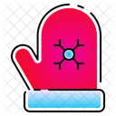 Mitten Winter Gloves Gloves Icon