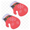 Mittens Winter Gloves Icon