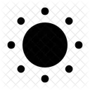 Mittlere Helligkeit Leuchtkraft Helligkeit Symbol