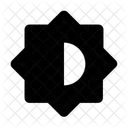 Mittlere Helligkeit Leuchtkraft Helligkeit Symbol