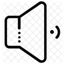 Medium Sprecher Ton Symbol