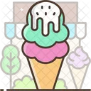 믹스 아이스크림 아이스크림 콘 아이스크림 아이콘