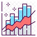 Mixed Chart Presentation Graph Growth Graph Icon