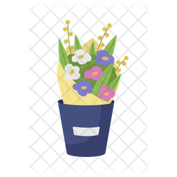 Mixed Flower Bouquet  Icon