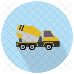 Mixer Construction Truck  Icon