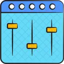 Kitchen Blender Equalizer Icon