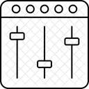 Kitchen Blender Equalizer Icon