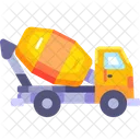 Mixer Truck Cement Concrete Icon