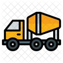 Mixer Truck Heavy Vehicle Concrete Icon