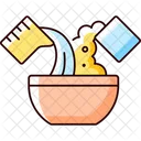 Mixing Cooking Instruction Icon