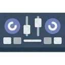 Mixing Plates  Icon