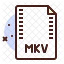 MKV Datei MKV Formatdatei MKV Symbol