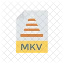 Mkv Dateien Dokument Symbol