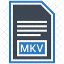 Mkv File Document Icon