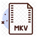Mkv File Mkv Format File Mkv Icon