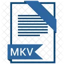 Mkv Format Document Icon