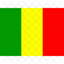 Ml Mali Drapeaux Iso Icône