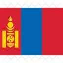 Mn Mongolei Flaggen Iso Symbol