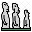 Moai Island Chile Icon