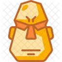 Moai Chile Statue Icon
